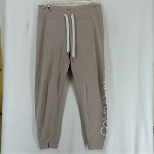 Calvin Klein Performance Casual Jogger Sweatpants Womens Small Pink